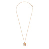 All the Luck in the World Bold Goldplated Necklace Rainbow Square Multi Color All the Luck in the World Bold Goldplated Necklace Rainbow Square Multi Color