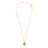 All the Luck in the World Bold Goldplated Necklace Sun Circle Purple Pink All the Luck in the World Bold Goldplated Necklace Sun Circle Purple Pink