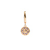 All the Luck in the World Bold Goldplated Earring Sun Circle Purple Pink All the Luck in the World Bold Goldplated Earring Sun Circle Purple Pink