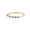 All the Luck in the World Chérie Goldplated Ring Dots Blue All the Luck in the World Chérie Goldplated Ring Dots Blue