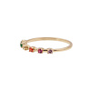 All the Luck in the World Chérie Goldplated Ring Dots Multi All the Luck in the World Chérie Goldplated Ring Dots Multi