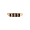 All the Luck in the World Chérie Goldplated Ring Bar Black Clear All the Luck in the World Chérie Goldplated Ring Bar Black Clear
