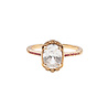 All the Luck in the World Chérie Goldplated Ring Oval Clear Pink All the Luck in the World Chérie Goldplated Ring Oval Clear Pink