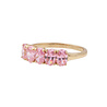 All the Luck in the World Chérie Goldplated Ring Ovals Light Pink All the Luck in the World Chérie Goldplated Ring Ovals Light Pink