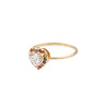 All the Luck in the World Chérie Goldplated Ring Heart Multi Clear All the Luck in the World Chérie Goldplated Ring Heart Multi Clear