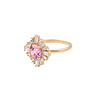 All the Luck in the World Chérie Goldplated Ring Sun Light Pink Clear All the Luck in the World Chérie Goldplated Ring Sun Light Pink Clear