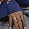 All the Luck in the World Bliss Goldplated Ring Star Black All the Luck in the World Bliss Goldplated Ring Star Black