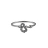All the Luck in the World Bliss Silverplated Ring Snake Green Eyed All the Luck in the World Bliss Silverplated Ring Snake Green Eyed