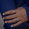 All the Luck in the World Bliss Silverplated Ring Snake Green Eyed All the Luck in the World Bliss Silverplated Ring Snake Green Eyed