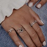 All the Luck in the World Bliss Silverplated Ring Croco All the Luck in the World Bliss Silverplated Ring Croco