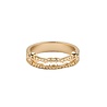 All the Luck in the World Bliss Goldplated Ring Croco Green All the Luck in the World Bliss Goldplated Ring Croco Green