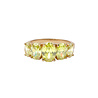 All the Luck in the World Chérie Goldplated Ring Ovals Lime All the Luck in the World Chérie Goldplated Ring Ovals Lime