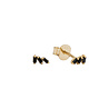 All the Luck in the World Moonlight Goldplated Sterling Silver Earrings Three Stripes Black All the Luck in the World Moonlight Goldplated Sterling Silver Earrings Three Stripes Black