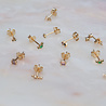 All the Luck in the World Moonlight Goldplated Sterling Silver Earrings Three Dots black All the Luck in the World Moonlight Goldplated Sterling Silver Earrings Three Dots black