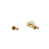 All the Luck in the World Moonlight Goldplated Sterling Silver Earrings Two Dots green light pink All the Luck in the World Moonlight Goldplated Sterling Silver Earrings Two Dots green light pink