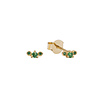 All the Luck in the World Moonlight Goldplated Sterling Silver Earrings Three Dots green All the Luck in the World Moonlight Goldplated Sterling Silver Earrings Three Dots green