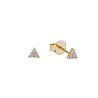 All the Luck in the World Moonlight Goldplated Sterling Silver Earrings Triangle Dots white All the Luck in the World Moonlight Goldplated Sterling Silver Earrings Triangle Dots white