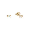 All the Luck in the World Moonlight Goldplated Sterling Silver Earrings Dots Star opal white All the Luck in the World Moonlight Goldplated Sterling Silver Earrings Dots Star opal white