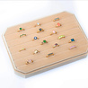 All the Luck in the World Velvet ring display box Beige large All the Luck in the World Velvet ring display box Beige large