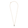 All the Luck in the World Amour Goldplated Necklace Bar Black Clear All the Luck in the World Amour Goldplated Necklace Bar Black Clear