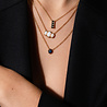 All the Luck in the World Amour Goldplated Necklace Flower Dark blue All the Luck in the World Amour Goldplated Necklace Flower Dark blue