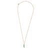 All the Luck in the World Amour Goldplated Necklace Zigzag Green All the Luck in the World Amour Goldplated Necklace Zigzag Green