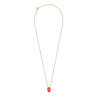 All the Luck in the World Amour Goldplated Necklace Signet Oval Orange All the Luck in the World Amour Goldplated Necklace Signet Oval Orange