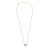 All the Luck in the World Amour Goldplated Necklace Rectangle Marble Lilac All the Luck in the World Amour Goldplated Necklace Rectangle Marble Lilac