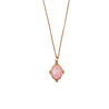 All the Luck in the World Amour Goldplated Necklace Oval Marble Light Pink All the Luck in the World Amour Goldplated Necklace Oval Marble Light Pink