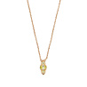 All the Luck in the World Amour Goldplated Necklace Ovals Small Lime All the Luck in the World Amour Goldplated Necklace Ovals Small Lime