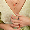 All the Luck in the World Amour Goldplated Necklace Ovals Small Lime All the Luck in the World Amour Goldplated Necklace Ovals Small Lime