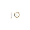 All the Luck in the World Bloom Goldplated Earring White All the Luck in the World Bloom Goldplated Earring White
