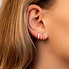 All the Luck in the World Bloom Silverplated Earring Coral All the Luck in the World Bloom Silverplated Earring Coral