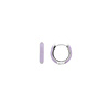 All the Luck in the World Bloom Silverplated Earring Purple All the Luck in the World Bloom Silverplated Earring Purple