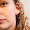 All the Luck in the World Bloom Silverplated Earring Purple All the Luck in the World Bloom Silverplated Earring Purple