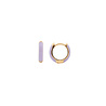 All the Luck in the World Bloom Goldplated Earring Purple All the Luck in the World Bloom Goldplated Earring Purple