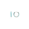 All the Luck in the World Bloom Silverplated Earring Light Blue All the Luck in the World Bloom Silverplated Earring Light Blue
