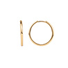 All the Luck in the World Essentials Goldplated Hoop Huggie Plain Big All the Luck in the World Essentials Goldplated Hoop Huggie Plain Big