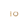 All the Luck in the World Essentials Goldplated Hoop Huggie Plain Extra Small All the Luck in the World Essentials Goldplated Hoop Huggie Plain Extra Small
