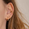 All the Luck in the World Essentials Goldplated Hoop Huggie Plain Extra Small All the Luck in the World Essentials Goldplated Hoop Huggie Plain Extra Small