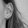 All the Luck in the World Essentials Silverplated Hoop Huggie Plain Extra Small All the Luck in the World Essentials Silverplated Hoop Huggie Plain Extra Small