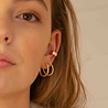 All the Luck in the World Essentials Goldplated Hoop Pin Small Twisted All the Luck in the World Essentials Goldplated Hoop Pin Small Twisted