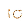 All the Luck in the World Essentials Goldplated Hoop Pin Big Square Twist All the Luck in the World Essentials Goldplated Hoop Pin Big Square Twist