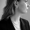 All the Luck in the World Essentials Silverplated Hoop Pin Bobble All the Luck in the World Essentials Silverplated Hoop Pin Bobble