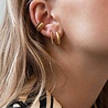 All the Luck in the World Essentials Goldplated Cuff Croissant All the Luck in the World Essentials Goldplated Cuff Croissant