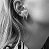All the Luck in the World Essentials Silverplated Cuff Zirconia Black All the Luck in the World Essentials Silverplated Cuff Zirconia Black