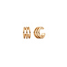 All the Luck in the World Essentials Goldplated Cuff Triple Apart All the Luck in the World Essentials Goldplated Cuff Triple Apart