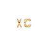 All the Luck in the World Essentials Goldplated Cuff Plain Cross All the Luck in the World Essentials Goldplated Cuff Plain Cross