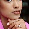 All the Luck in the World Vivid Silverplated Ring Signet Ying Yang Lilac All the Luck in the World Vivid Silverplated Ring Signet Ying Yang Lilac