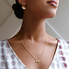 All the Luck in the World Vivid Goldplated Earring Coin Burst Orange Pink All the Luck in the World Vivid Goldplated Earring Coin Burst Orange Pink